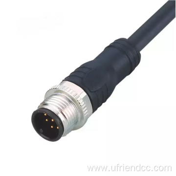 Waterproof wire cable M12 connector cable